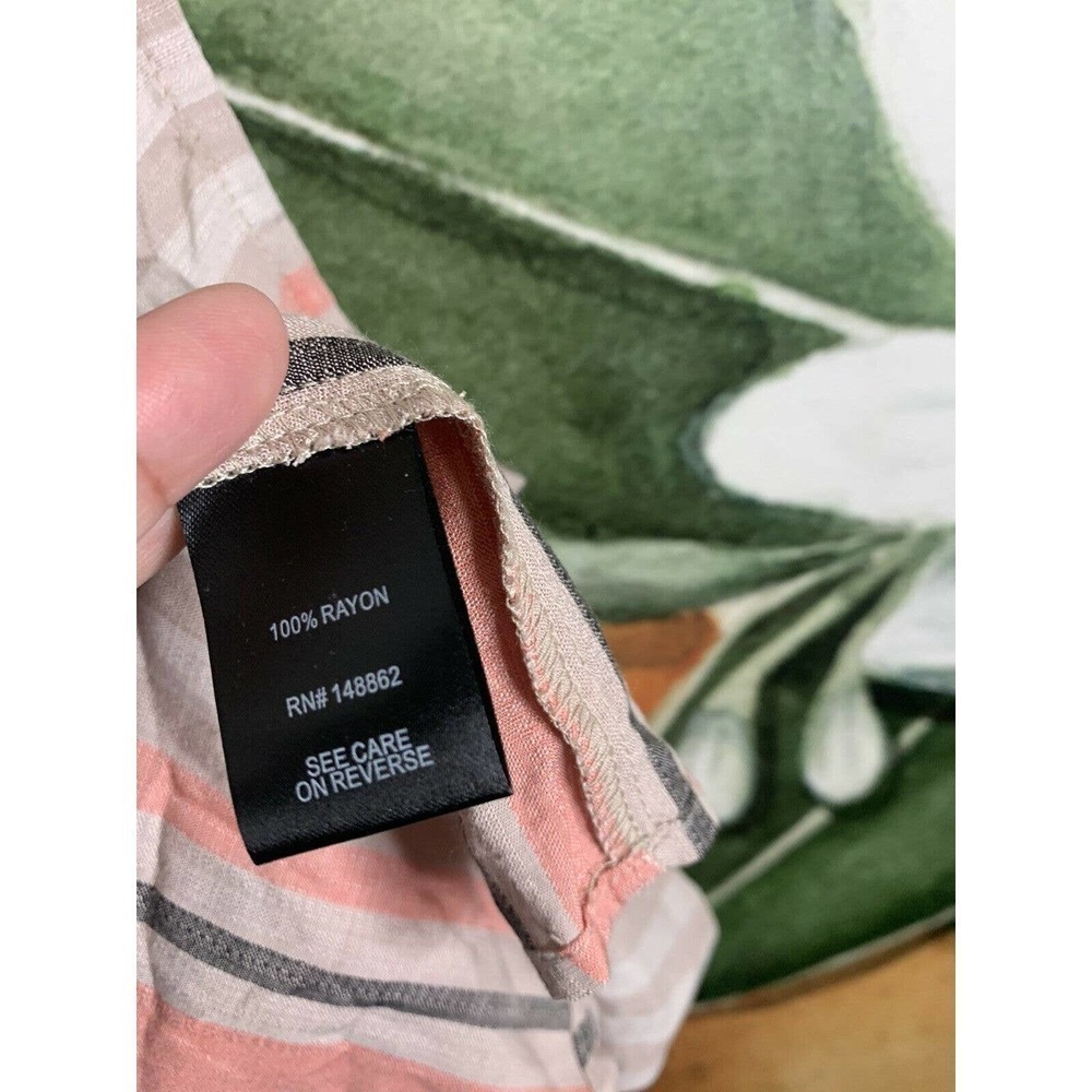 Torrid Size 4 4X Multi Striped Button Front Cami … - image 2